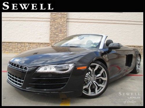 2011 r8 spider convertible nav bang &amp; olufsen only 13k miles!