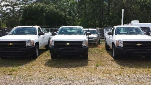 (bidding on 3) 2009 chevy silverado 1500, 4x4, regular cab, work truck