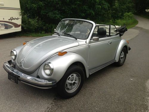 1979 volkswagen super beetle convertible karmen edition no reserve!!