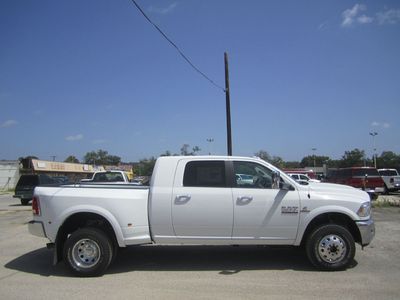 Brand new classic white 2013 ram 3500 laramie mega cab diesel pick up