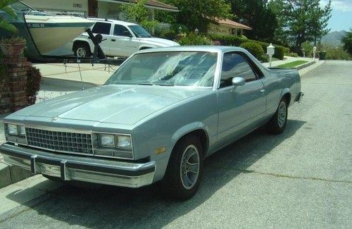 1984 el camino blue gray