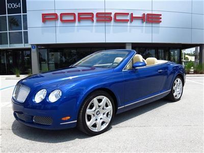 2008 bentley gtc. mulliner pkg. msrp $219k. 1 owner. call 239.225.7601 now!