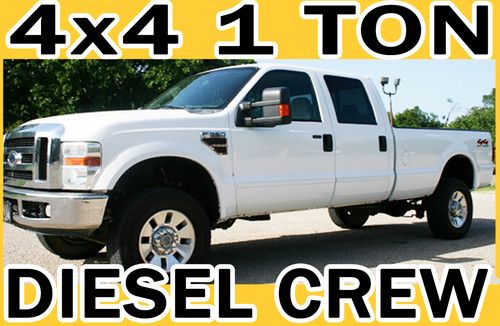 Powerstroke turbo diesel v8 6.4l crew cab 4x4 1 ton srw lwb auto trans 90 pics