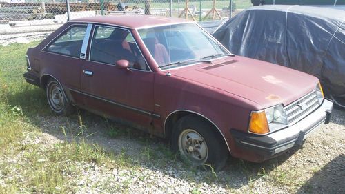 1984 ford escort gl hatchback 2-door 2.0l