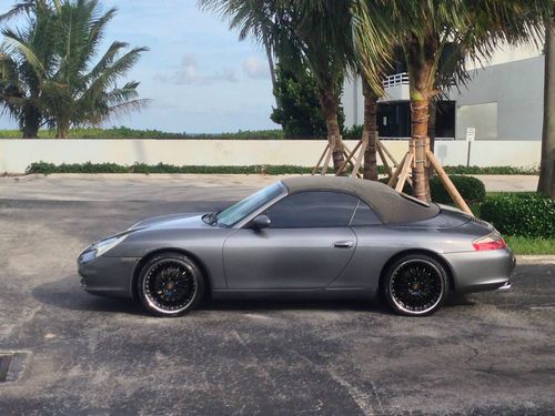 2002 seal grey 911 c2 cab