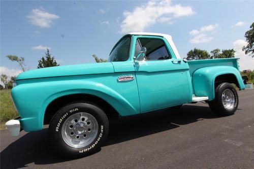 1965 ford f100 styleside / stepside pickup 352 v8 3 speed manual