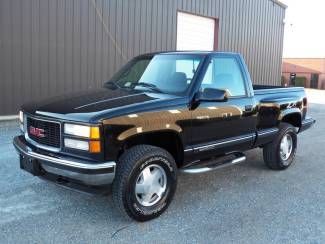 Gmc : 1997 sierra 1500 sle shortbed z71 stepside 4x4 35k orig miles 1-owner nice