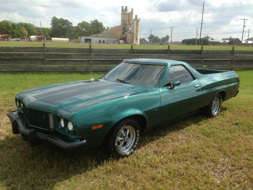 1974 ford ranchero gt restored, restomod, gran torino, green, classic, fast