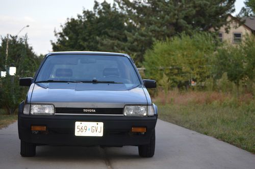 1987 toyota corolla fx hatchback 2-door 1.6l cool 1980's car!