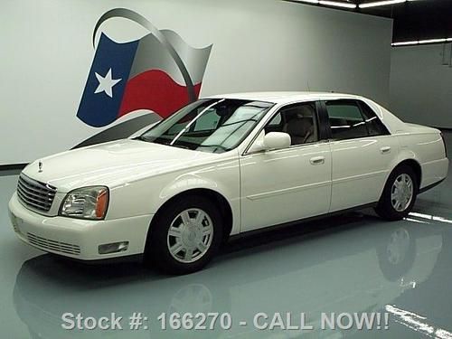 2004 cadillac deville heated leather cruise ctrl 64k mi texas direct auto