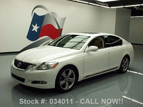 2008 lexus gs350 sunroof nav rear cam climate seats 92k texas direct auto