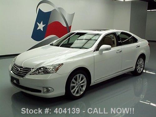 2010 lexus es350 climate seats sunroof nav rear cam 47k texas direct auto