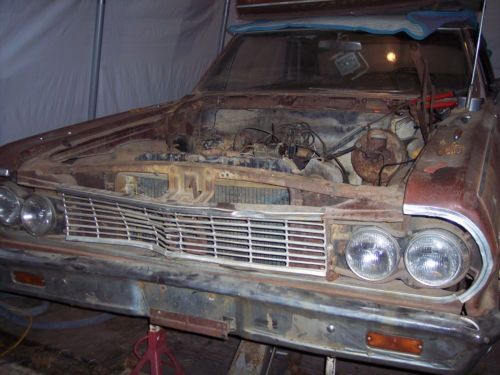 1964 chevrolet chevy malibu chevelle ss super sport complete runs great project