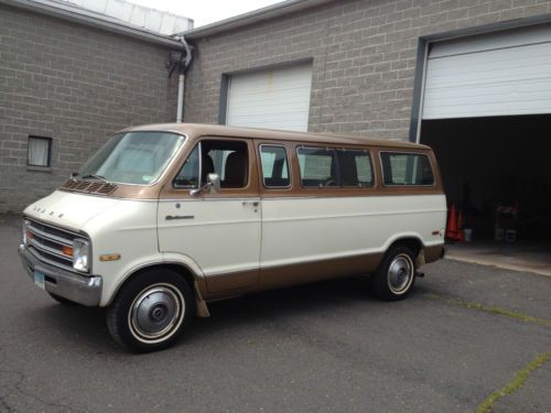 1974 dodge b200 window van royal sportsman special edition low miles