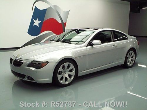 2007 bmw 650i sport/prem sunroof nav htd leather 62k mi texas direct auto