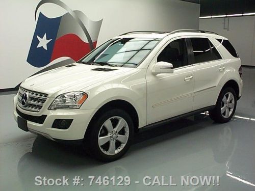 2011 mercedes-benz ml350 4matic awd sunroof nav 31k mi texas direct auto