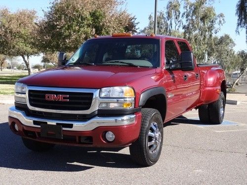 ***no reserve*** 07 gmc sierra 3500 slt classic dually 4x4 duramax turbo diesel!