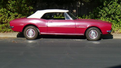 1967 chevrolet camaro convertible, amazing survivor, 1 owner since 1977