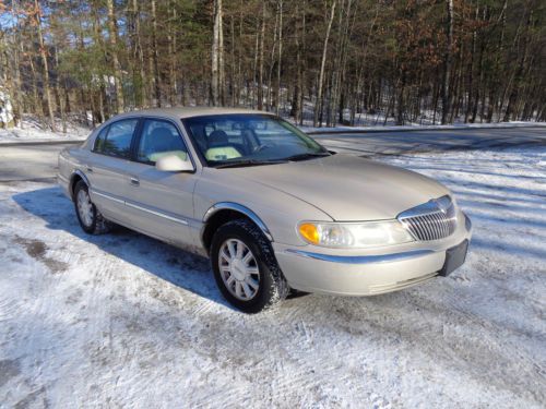 1999 lincoln continental base sedan 4-door 4.6l