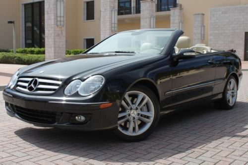 2007 mercedes-benz clk350 cabriolet, p1 pkg, sport pkg, sat radio/ipod