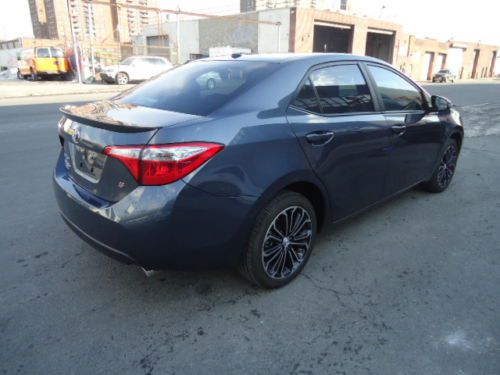 2014 toyota corolla s sedan - leather/navi/alloys - salvage/repairable - $ave!