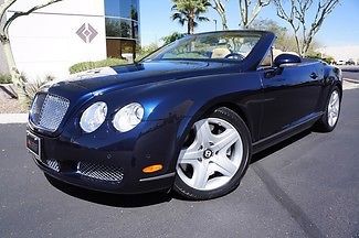 07 blue on tan bentley navigation heated seats 19&#034; wheels 1 owner clean carfax