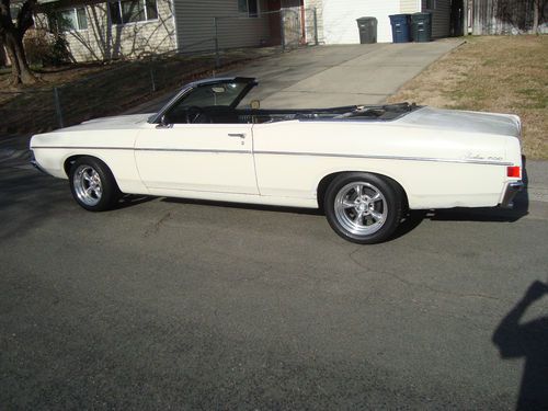 1968 ford fairlane 500 convertible no reserve!!!