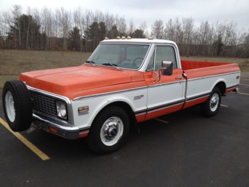 1972 chevrolet c-20 cheyenne super pickup truck