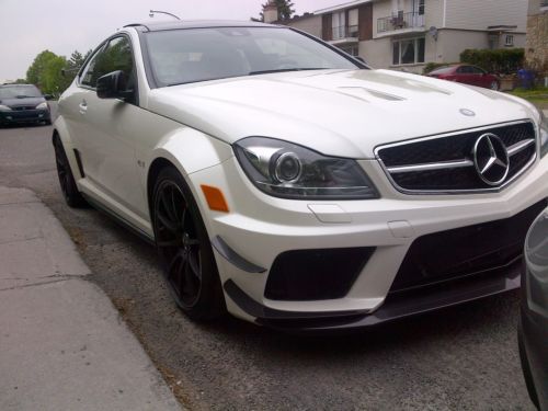 2012 mercedes benz c63 amg black series track package