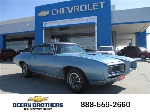 1968 pontiac gto automatic blue excellent condition black interior