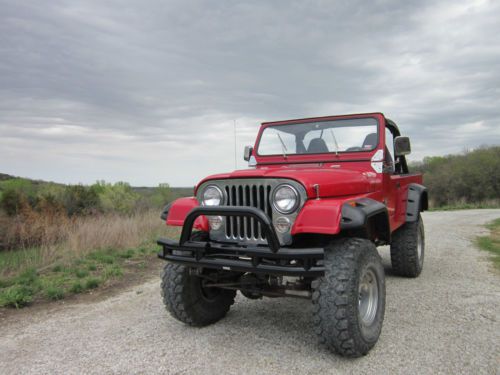 Rare 1981 cj8 scrambler - v8 - rust free body - built - very nice