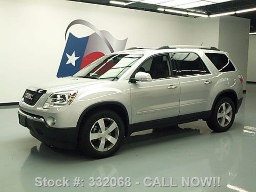 2012 gmc acadia slt  7-pass htd leather rear cam 34k mi texas direct auto