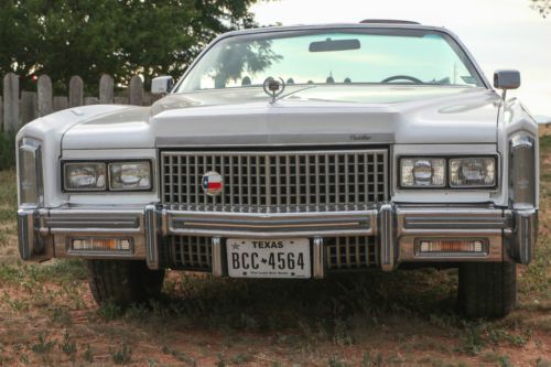 1975 cadillac eldorado base convertible 2-door 8.2l