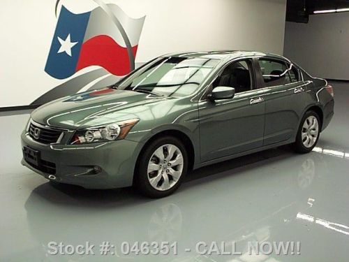 2008 honda accord exl v6 sedan auto sunroof leather 72k texas direct auto