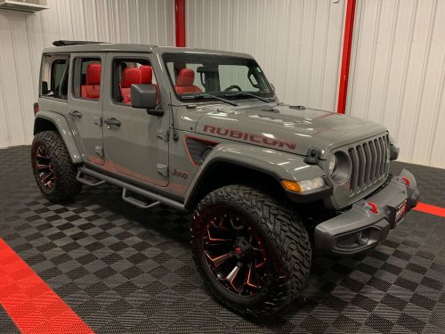 2021 jeep wrangler t-rock rubicon 1-touch sky power top, 22&#039;s