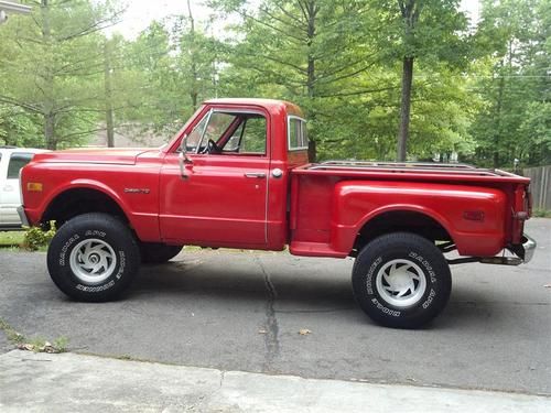 Sell used 1972 CHEVROLET PICKUP 4X4 SHORT BED STEP SIDE in SOUTH EAST ...