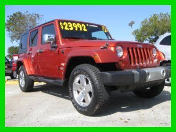 09 sunburst orange 3.8l v6 4wd convertible hard top suv *navigation *florida