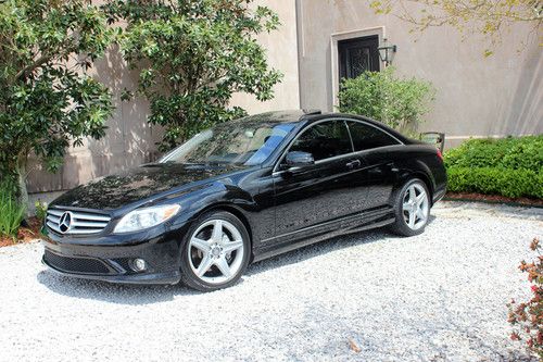 2010 mercedes-benz cl550 4matic coupe 2-door 22000 mi factory warranty, flawless