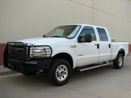 2005 ford f-250 super duty 4x4 diesel, crew cab short bed xlt, clean truck