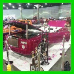 1975 chevy caprice 454 big block 5 tv's navigation dvd alligator interior pink