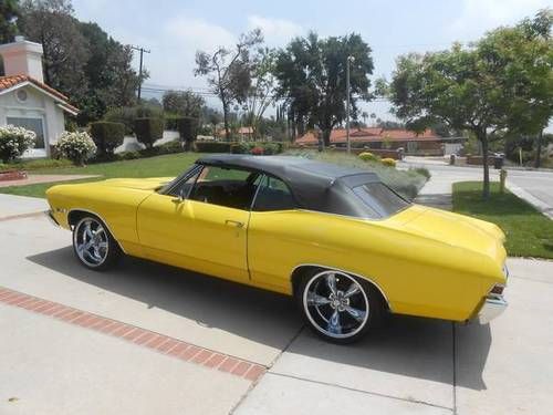 1968 chevy chevelle convertible 427 big block