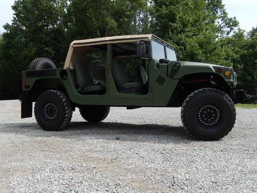 2013 true military humvee hmmwv hummer h1 cummins power one of a kind m1037 m998