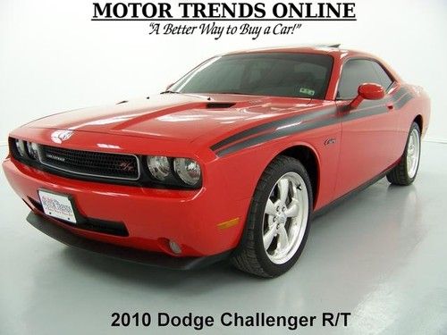 Rt r/t navigation htd seats hemi sunroof chrome wheels 2010 dodge challenger 42k