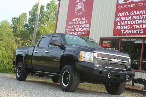 2009 chevrolet 2500 hd diesel 4x4 swb duramax crew cab allison black