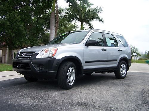 2006 honda cr-v crv florida suv clean car fax silver with only 56k miles auto 06