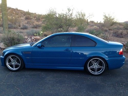 2003 bmw m3 - e46 coupe laguna seca blue, 85kmiles