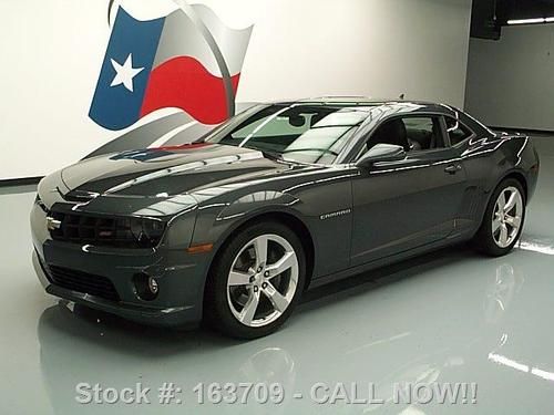2010 chevy camaro 2ss htd leather park assist 20's 24k texas direct auto