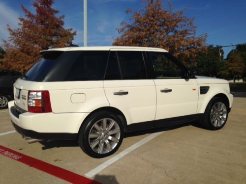 2008 range rover sport supercharged - white