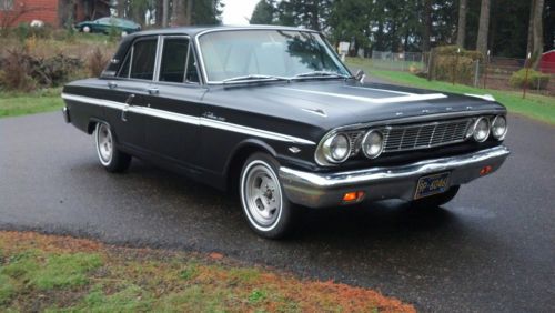 1964 fairlane 500 so-cal satin black traditional rat/hot rod cruiser v-8 auto