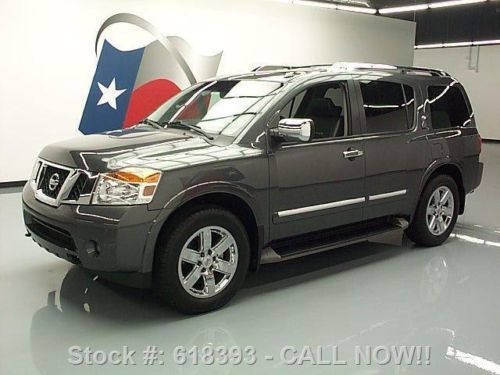 2010 nissan armada platinum sunroof leather nav dvd 44k texas direct auto